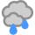 Växlande molnighet och någon regn- eller åskskur
